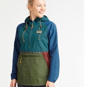 L.L. Bean Multicolor Hooded Sweatshirt